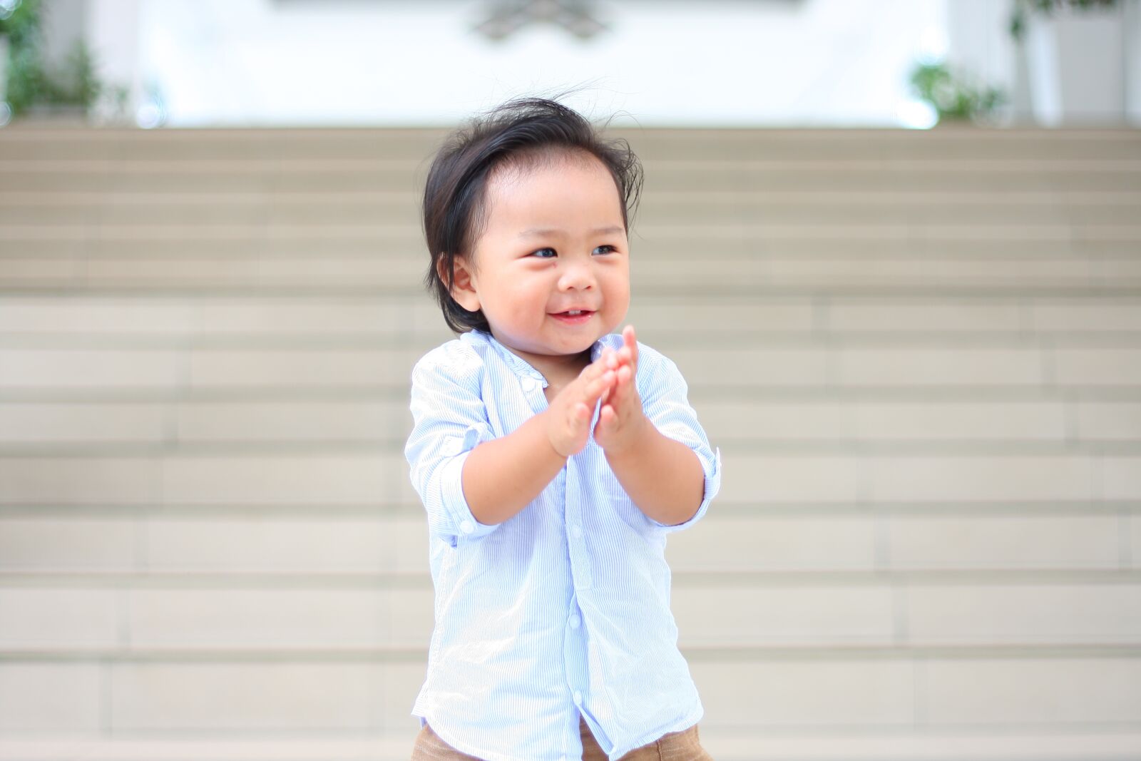 Canon EOS 40D sample photo. Baby, happy, birthday photography