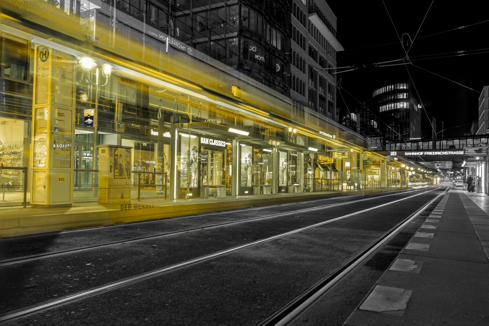Sony a7 + Sony FE 28-70mm F3.5-5.6 OSS sample photo. Tram, berlin, long exposure photography