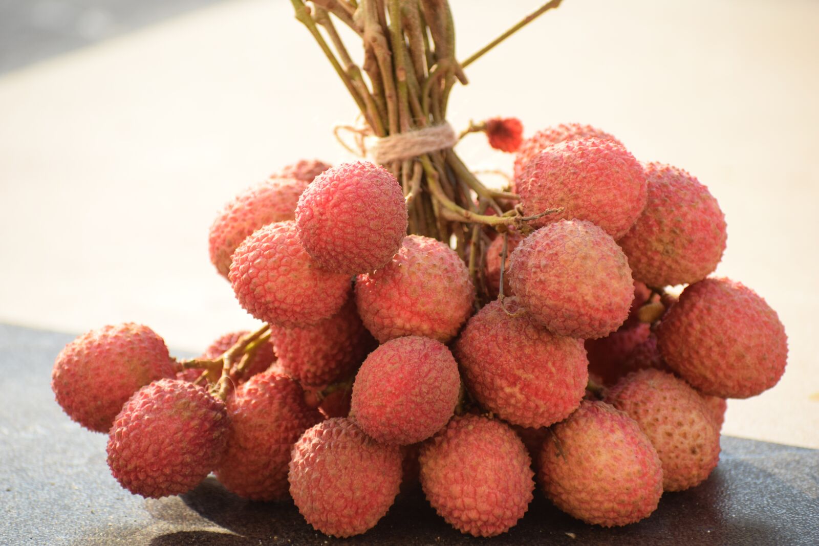 Nikon D3300 sample photo. Litchi bunch, litchee, fruits photography