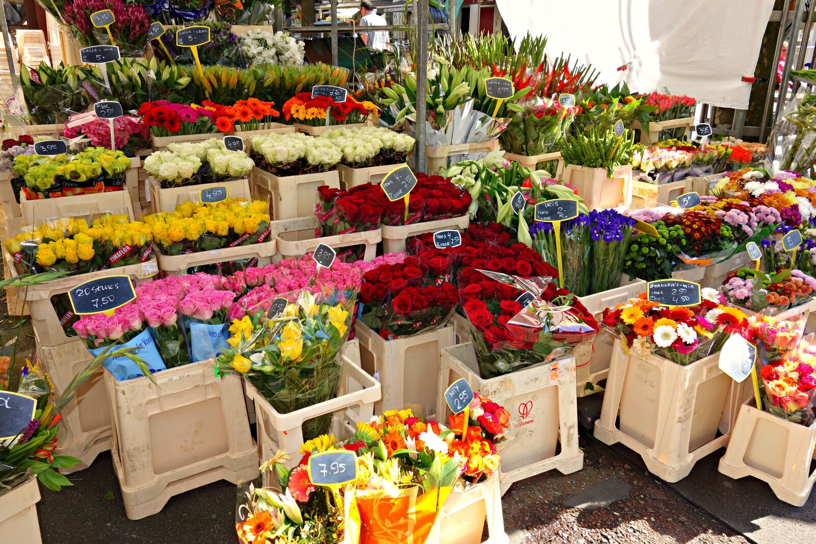 Sony Cyber-shot DSC-RX100 sample photo. Flowers, florist, flower stall photography