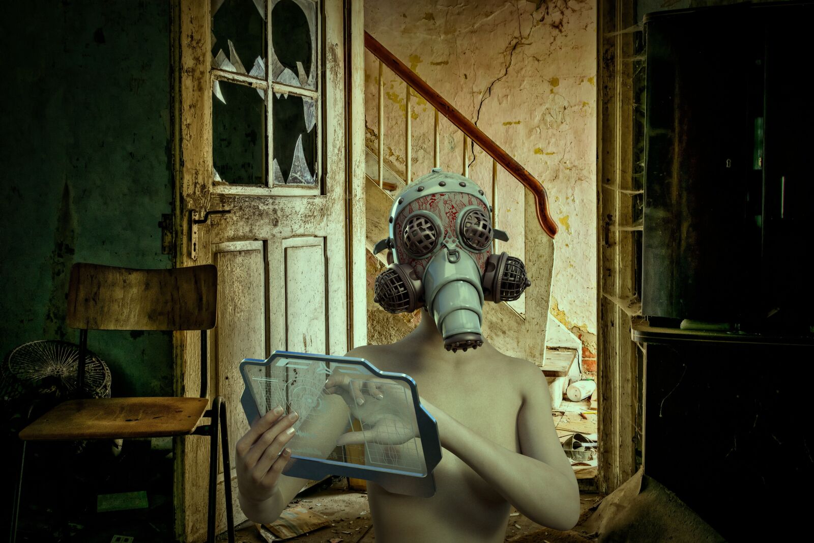 Nikon D3300 sample photo. Danger, toxic, mask photography