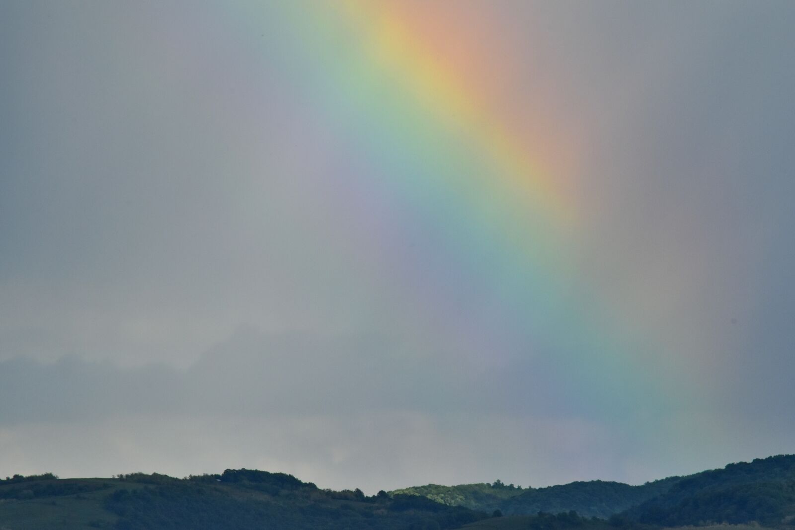Nikon D5500 sample photo. Moisture, rainbow, mountain, atmosphere photography