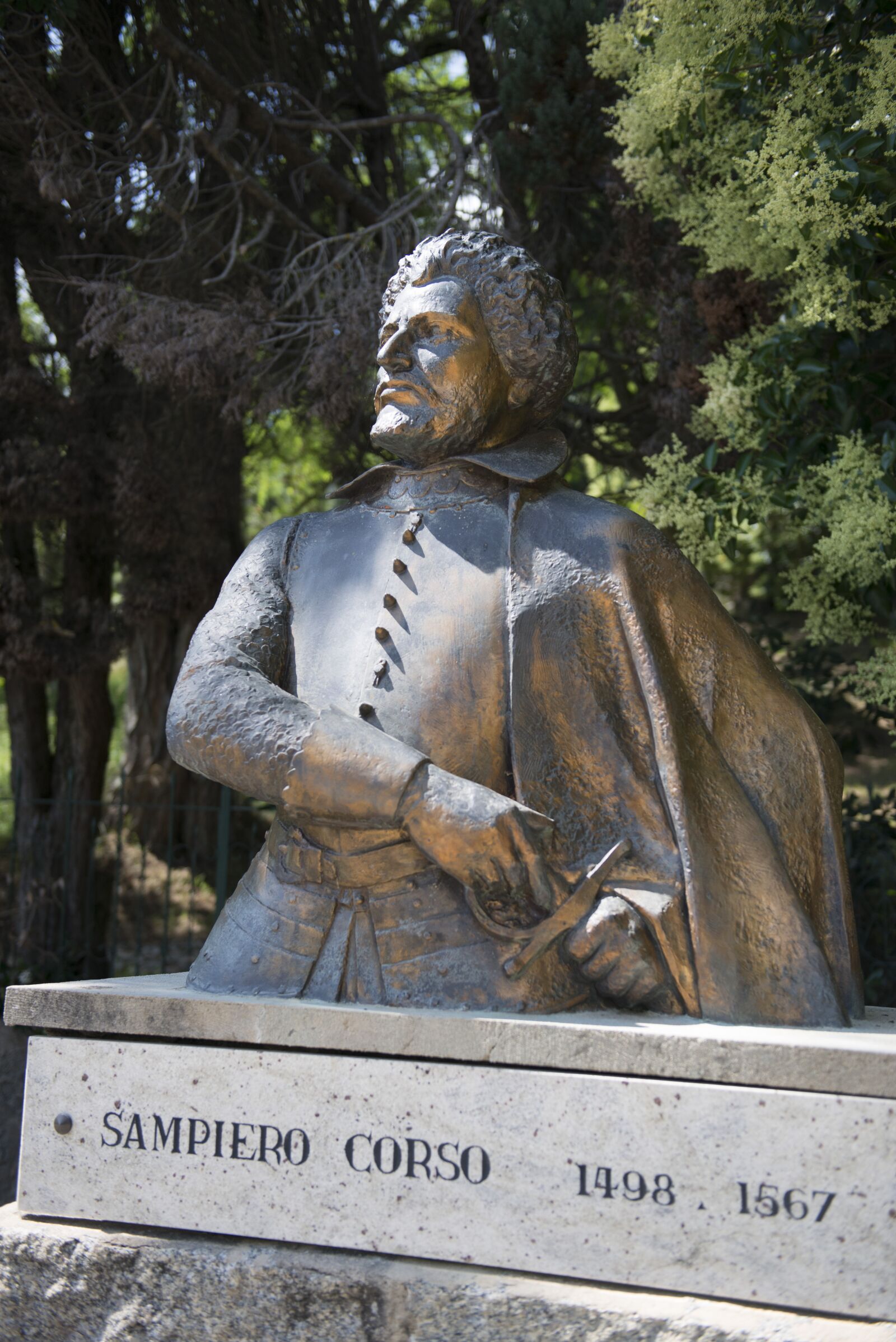 Nikon D800 sample photo. Statue, sampiero corso, bastelica photography