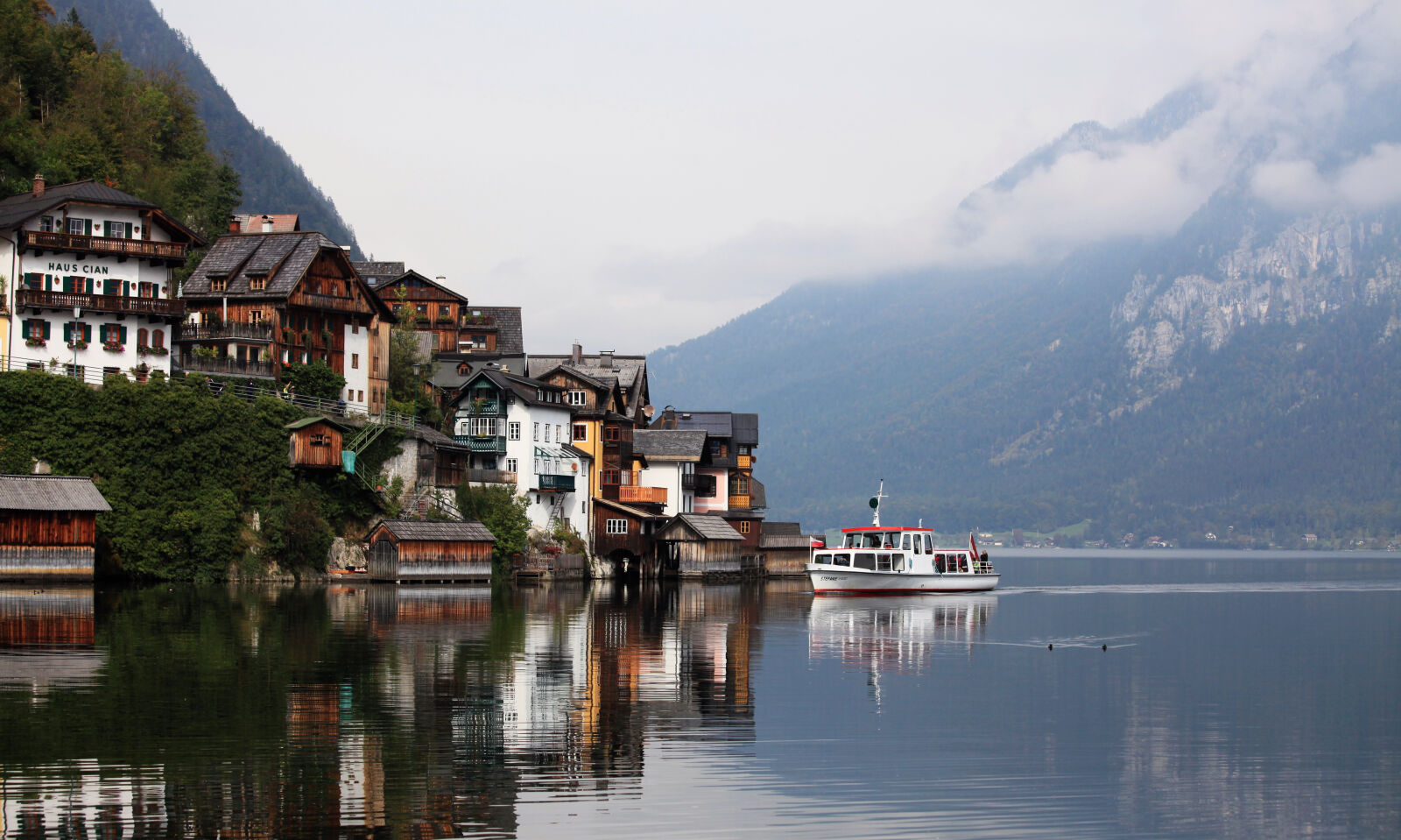 Canon EOS 5D Mark II sample photo. Architecture, boat, buildings, clouds photography