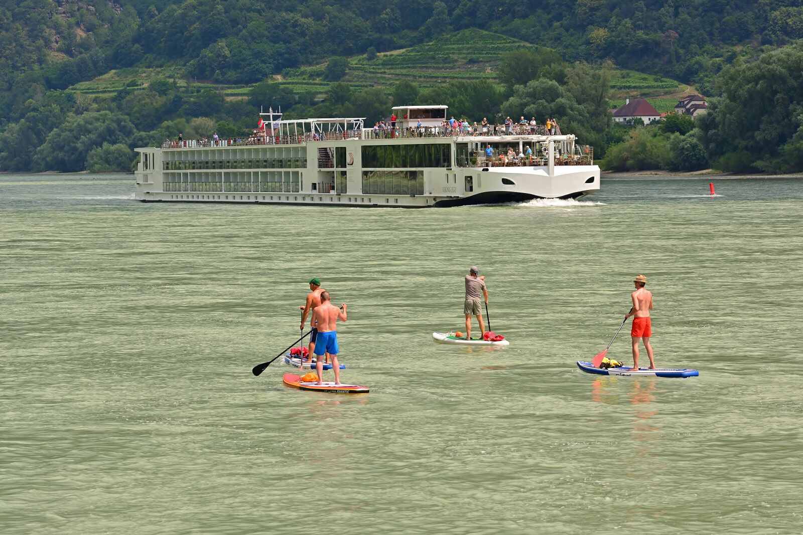 Nikon D5200 sample photo. Stand up paddle, danube photography