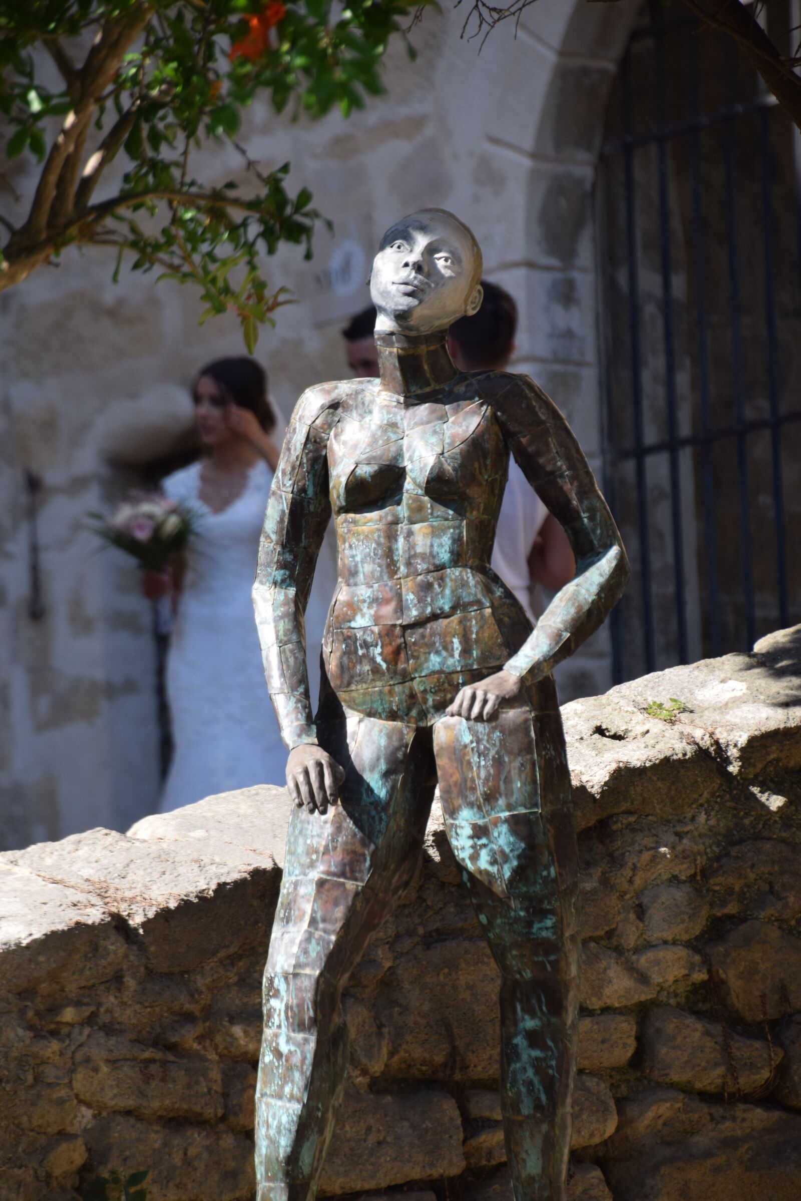 Nikon D5300 sample photo. Statue, bride, france photography