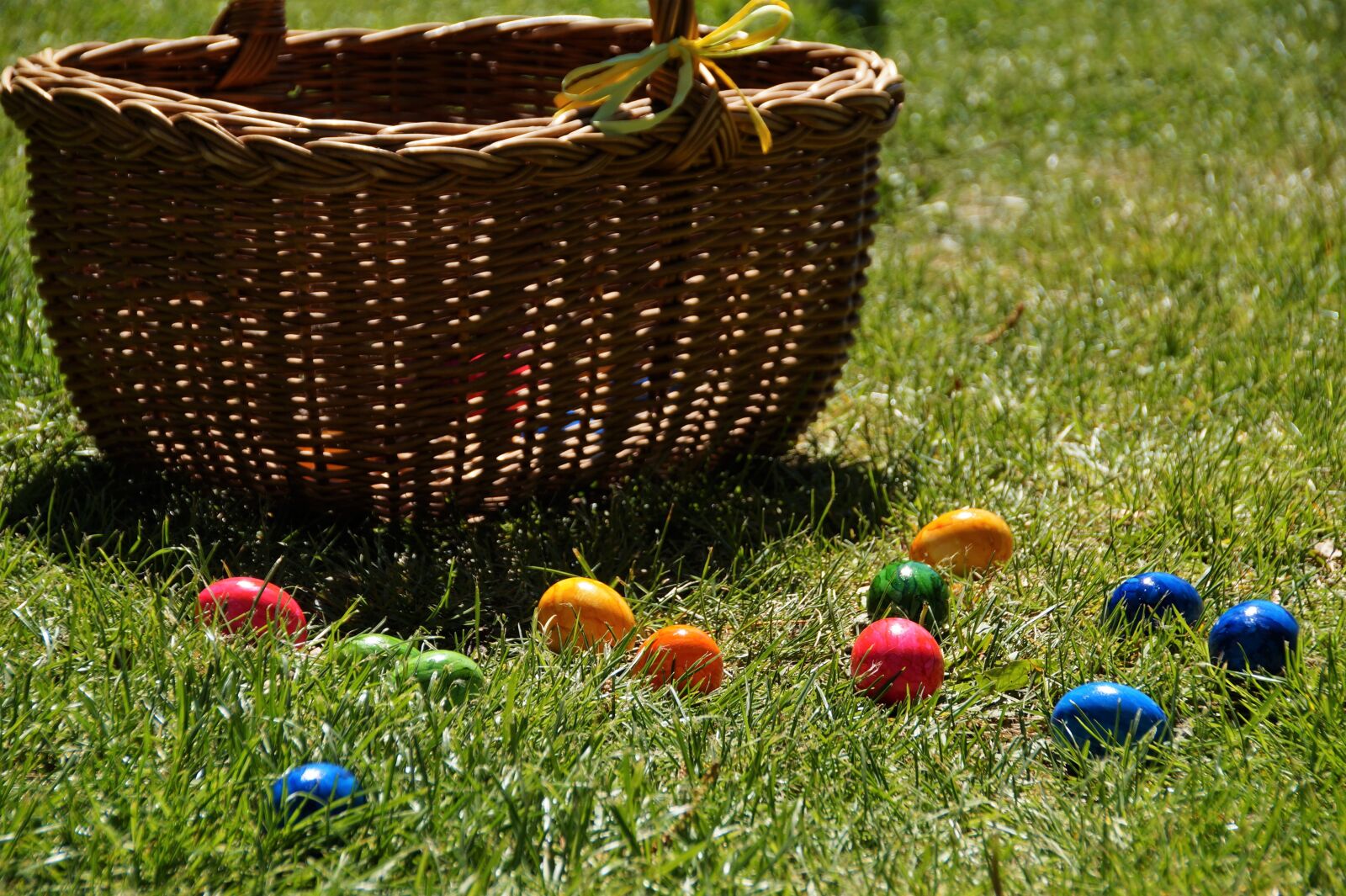 Sony SLT-A58 sample photo. Easter, search, eggs photography