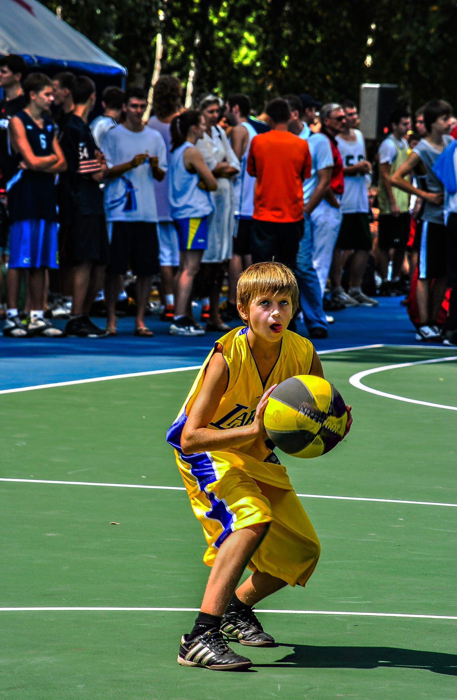 Nikon D3000 sample photo. Basketball, boy, ball photography