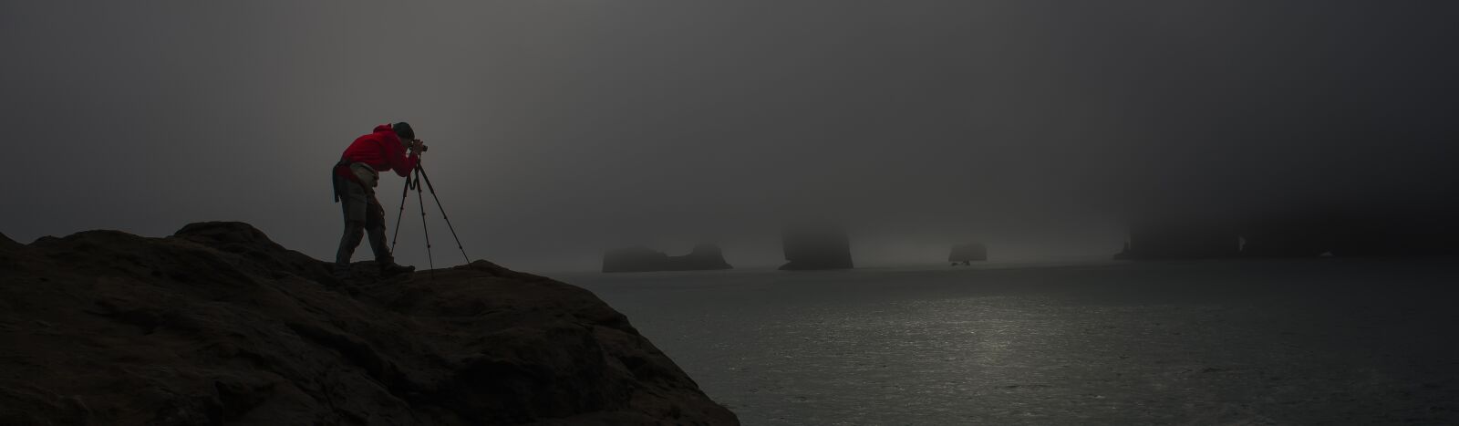 Nikon D800 sample photo. Fog, panoramic, nature photography