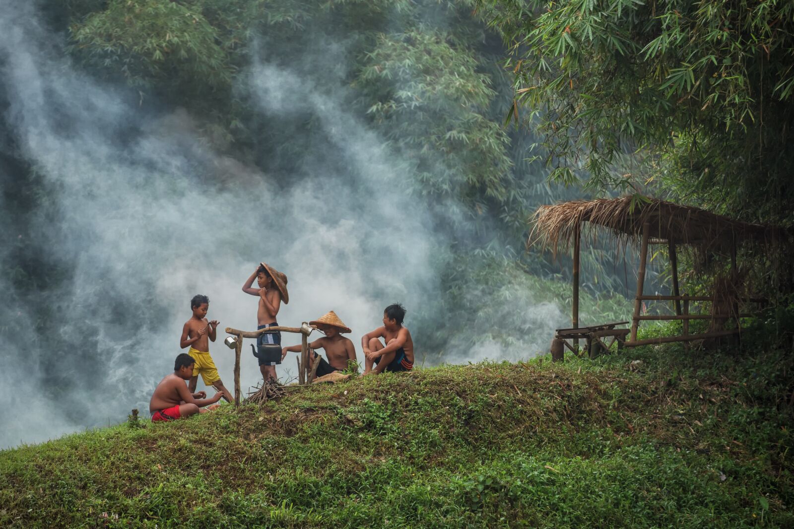 Nikon D750 sample photo. Village, asian, people photography