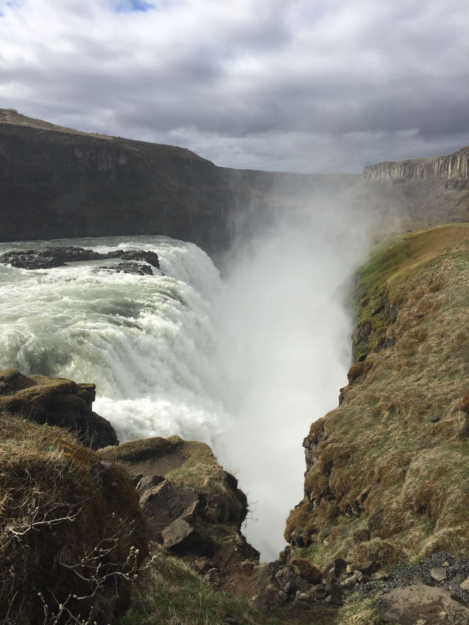 Apple iPhone 6 sample photo. Gulfoss, iceland, cascade photography