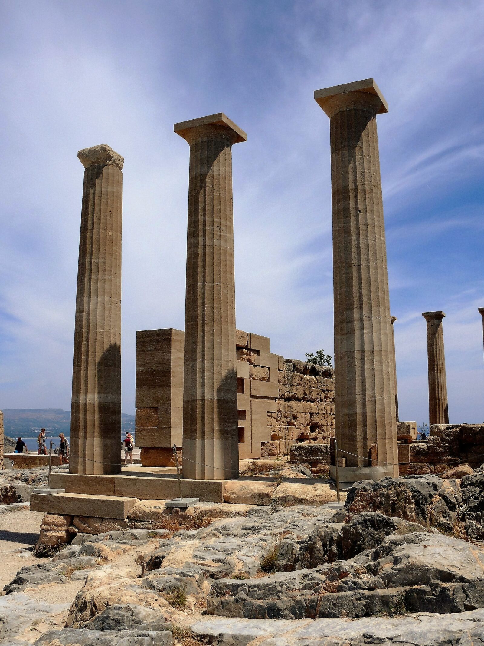 Panasonic DMC-FZ50 sample photo. Acropolis, rhodes, lindos photography