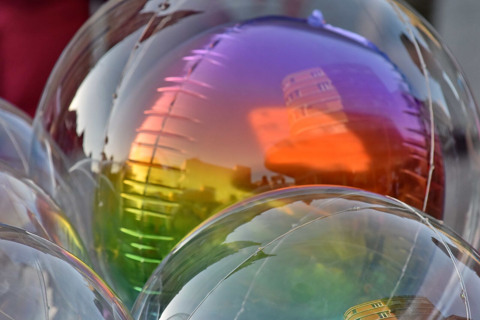 Nikon D5500 sample photo. Balloon, reflection, surreal, transparent photography