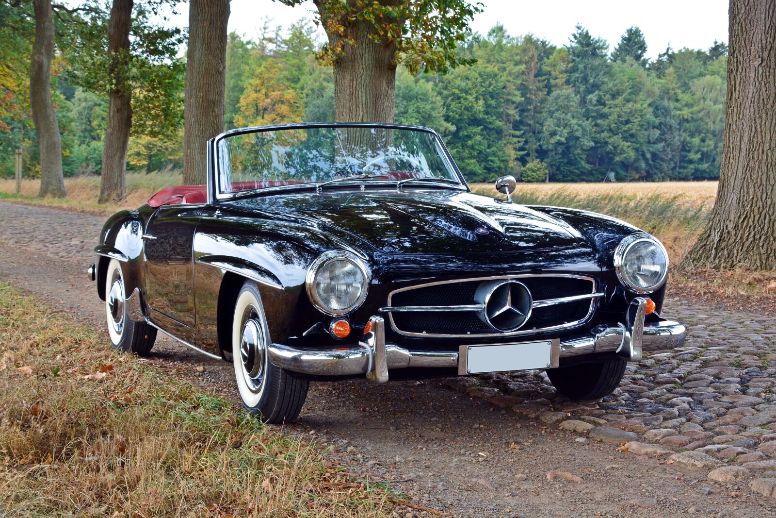 Nikon D5200 sample photo. Mercedes 190 sl, oldtimer, classic photography