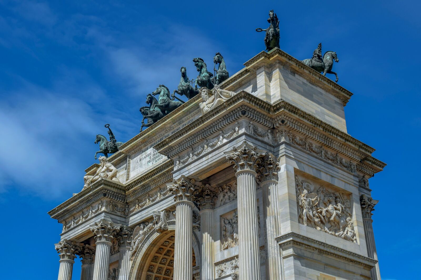 Nikon D3300 sample photo. Arco della pace, arc photography