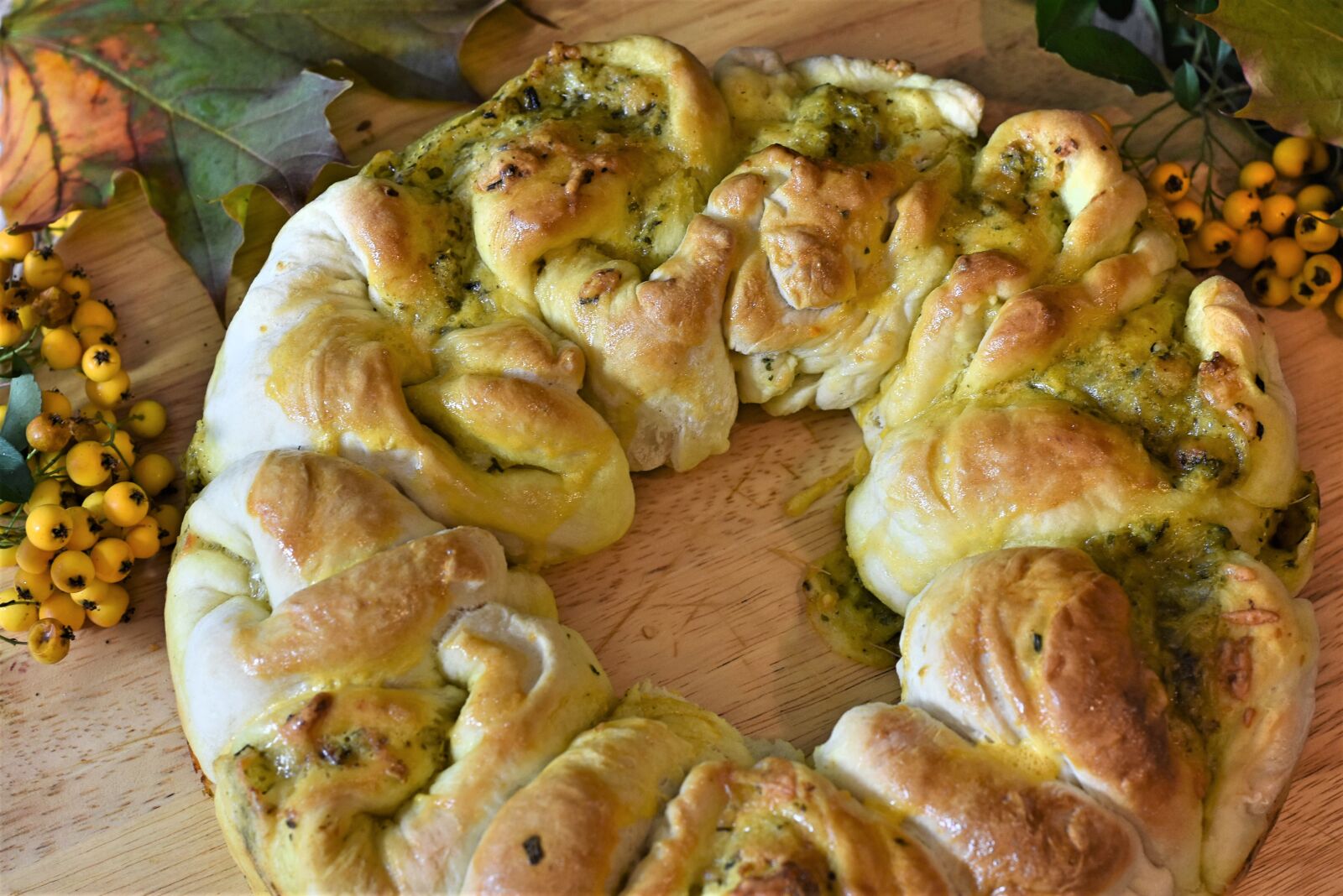 Nikon D7200 sample photo. Bread, herbs, cheese photography