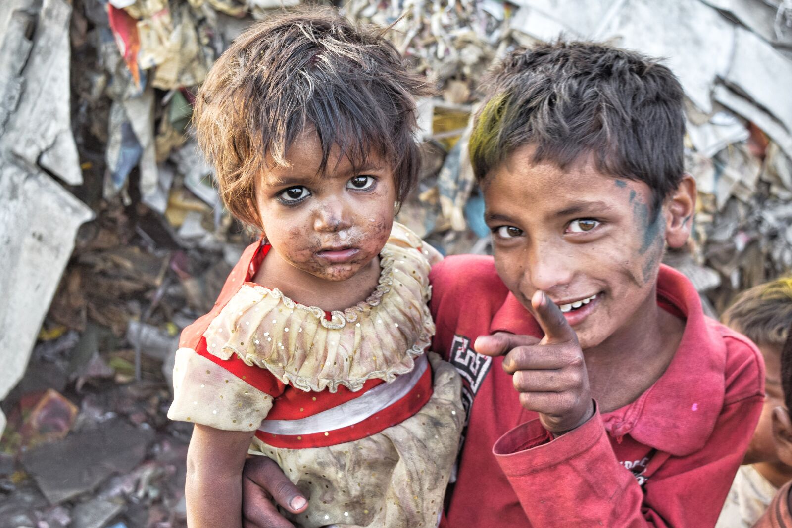 Nikon D3300 sample photo. India, slums, poor photography