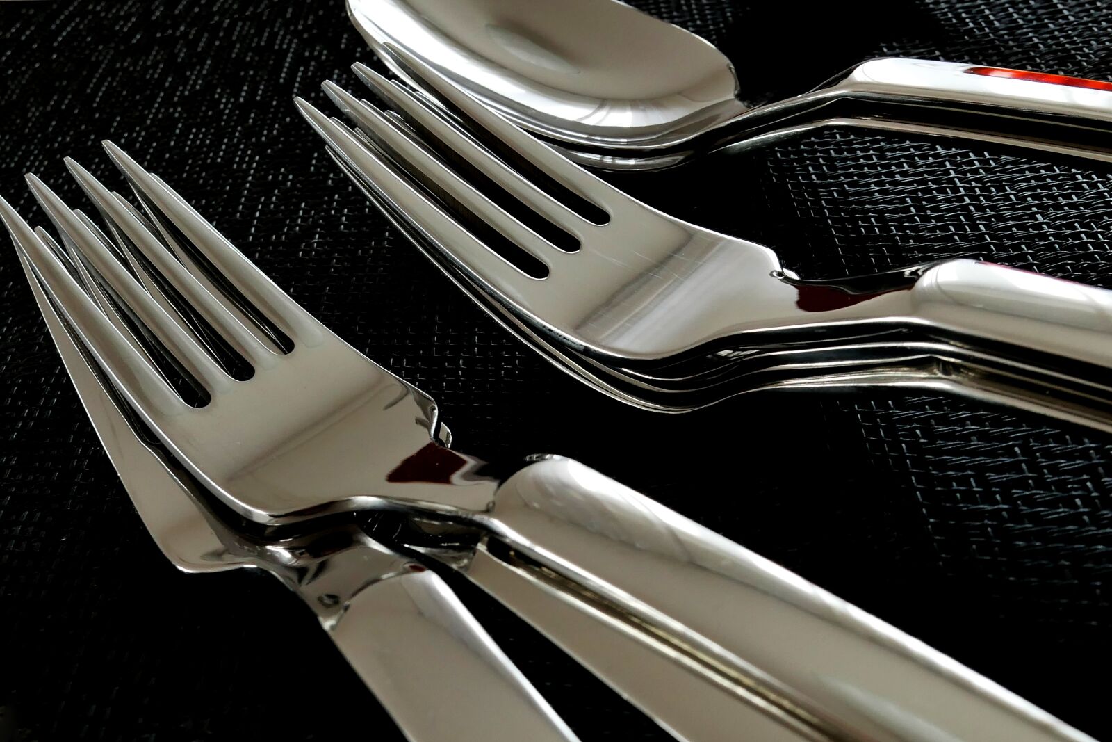 Panasonic Lumix DMC-LX10 (Lumix DMC-LX15) sample photo. Knife, fork, cutlery photography