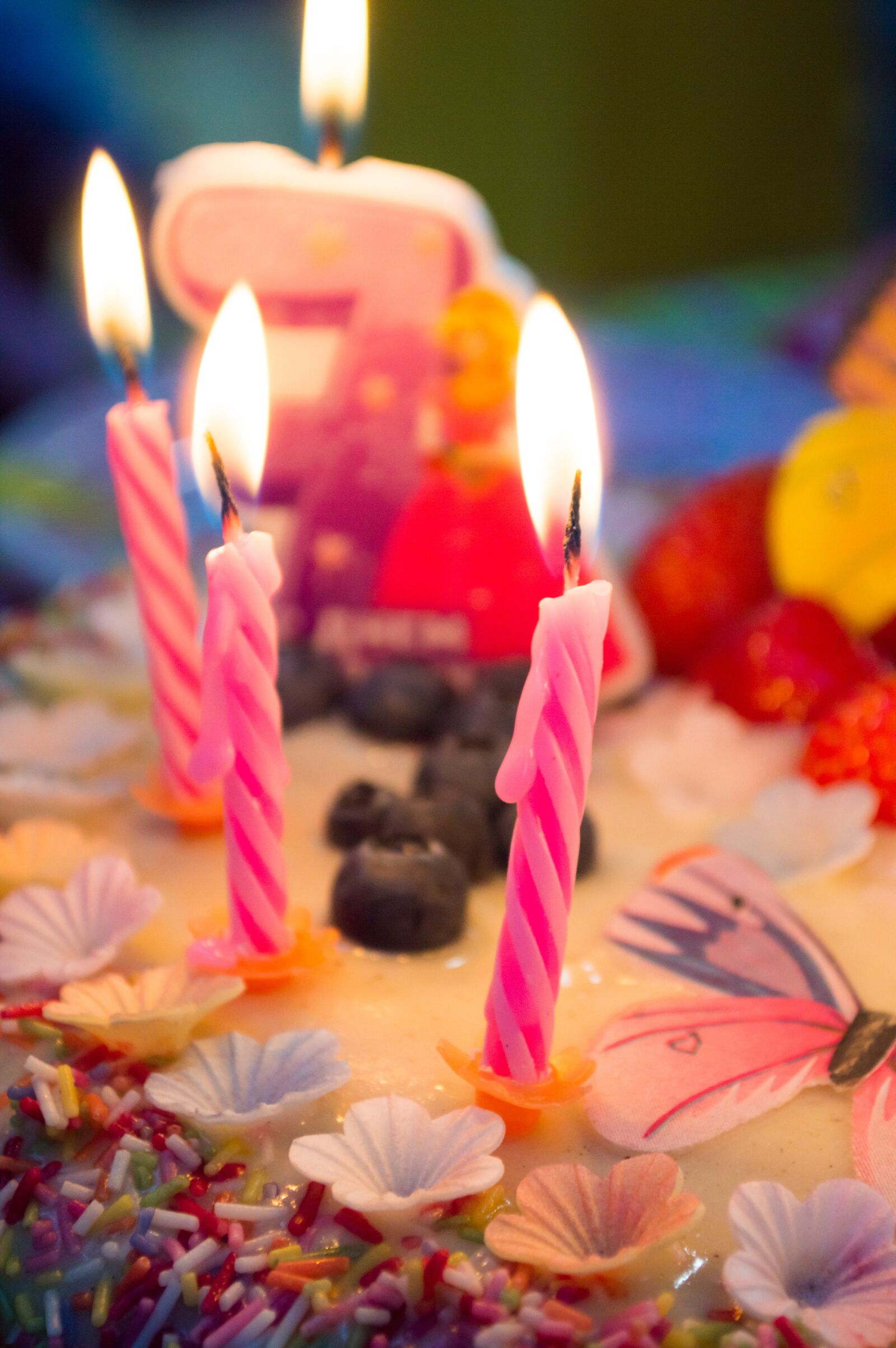Nikon D3200 sample photo. Birthday, cake, candles photography