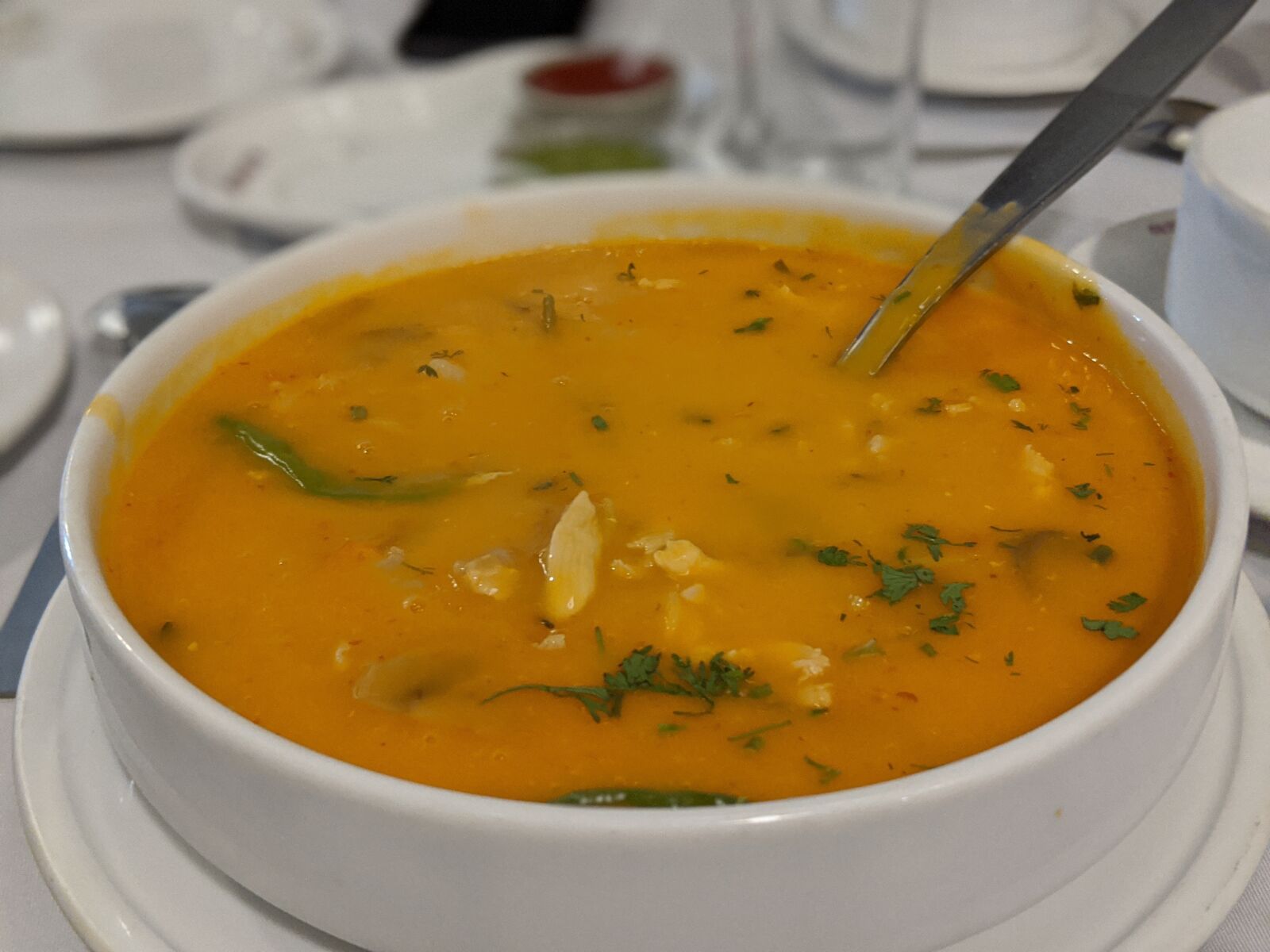 Google Pixel 2 XL sample photo. Food, soup, restaurant photography