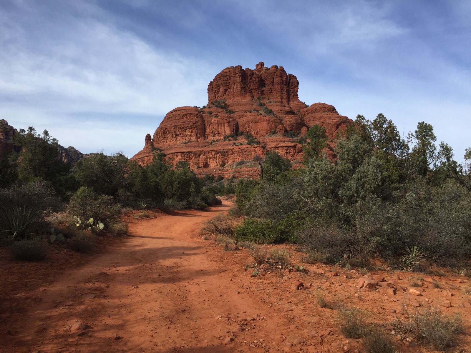 Apple iPhone 6 sample photo. Sedona, red rock, trail photography