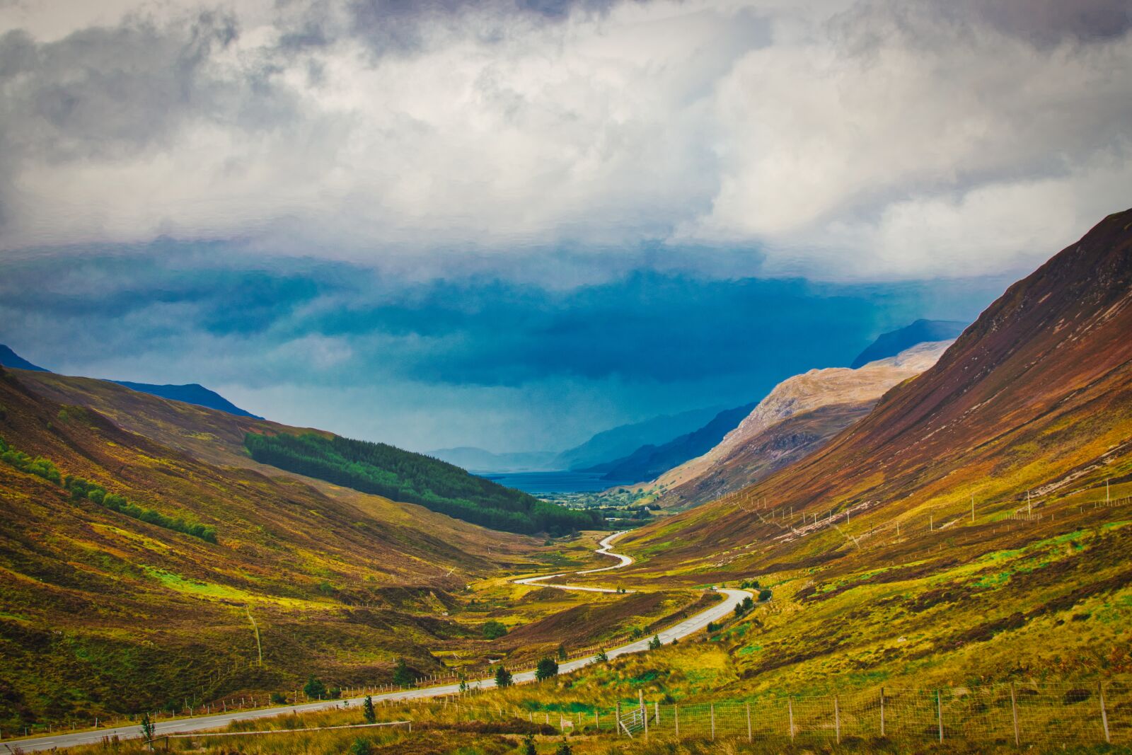 Nikon D5300 sample photo. Scotland, valley, nature photography