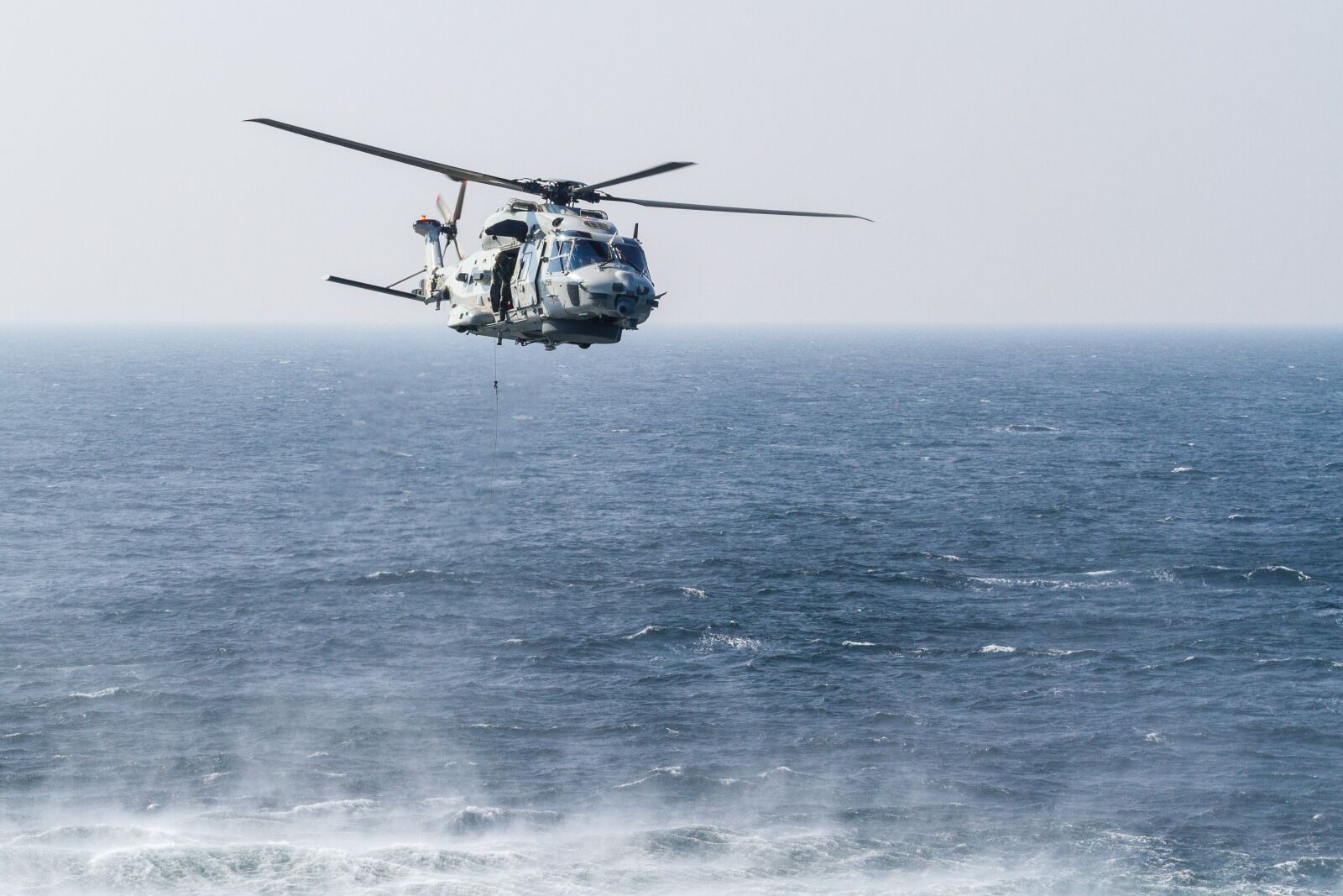 Canon EOS 7D + Canon EF 70-200mm F4L IS USM sample photo. Nh-90, marine, helicopter photography