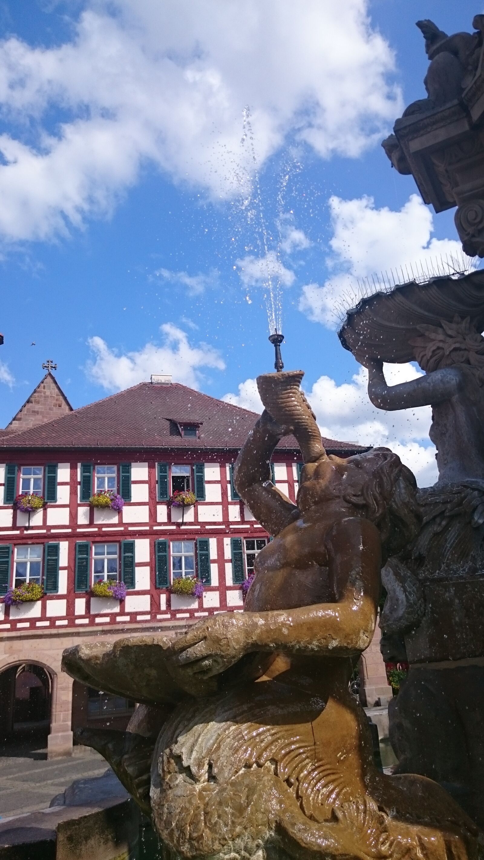 Sony Xperia Z3 sample photo. Schwabach, fountain, water photography