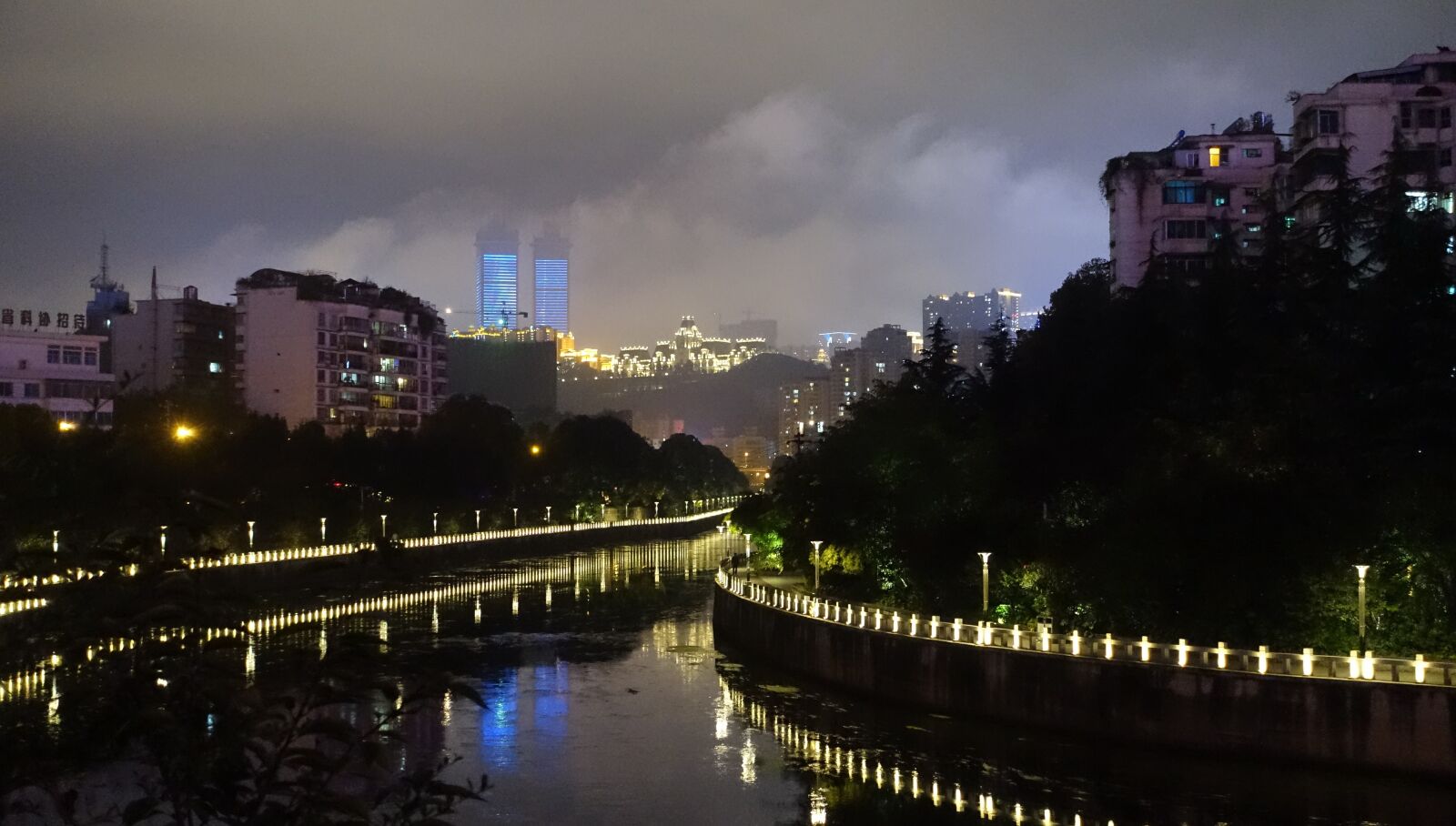 Sony Cyber-shot DSC-RX100 III sample photo. Guizhou, guiyang, night view photography