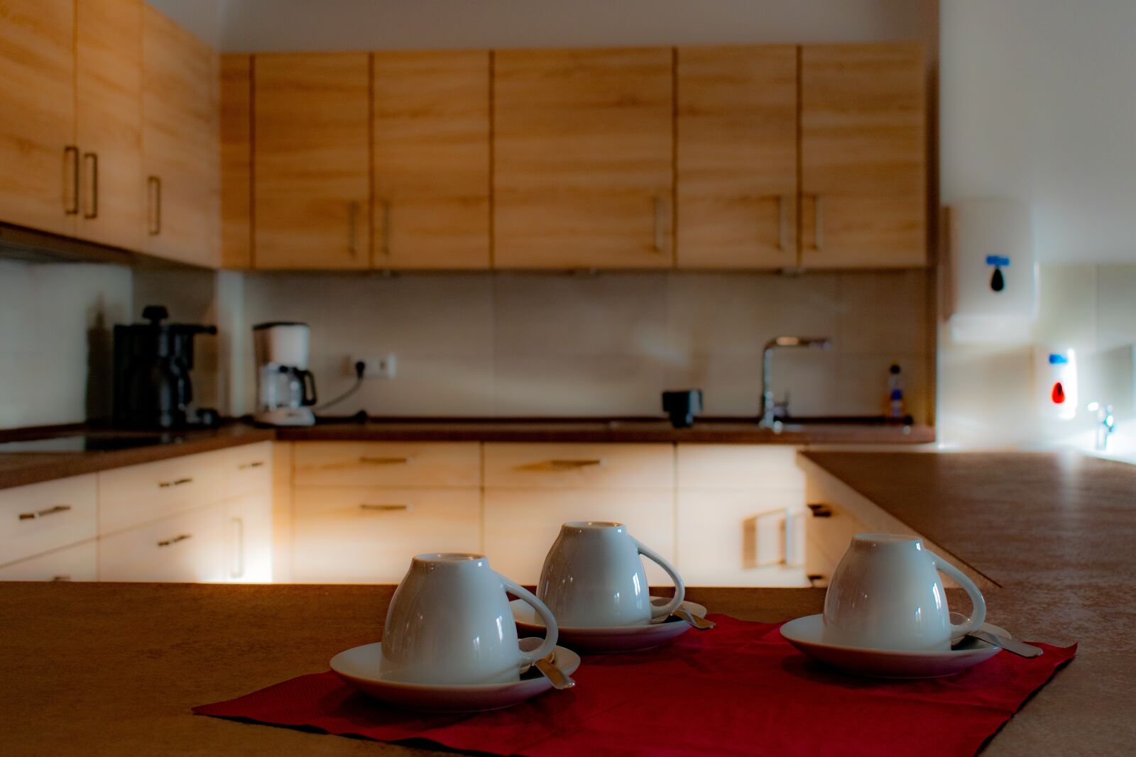 Nikon D5300 sample photo. Kitchen, three cups of photography