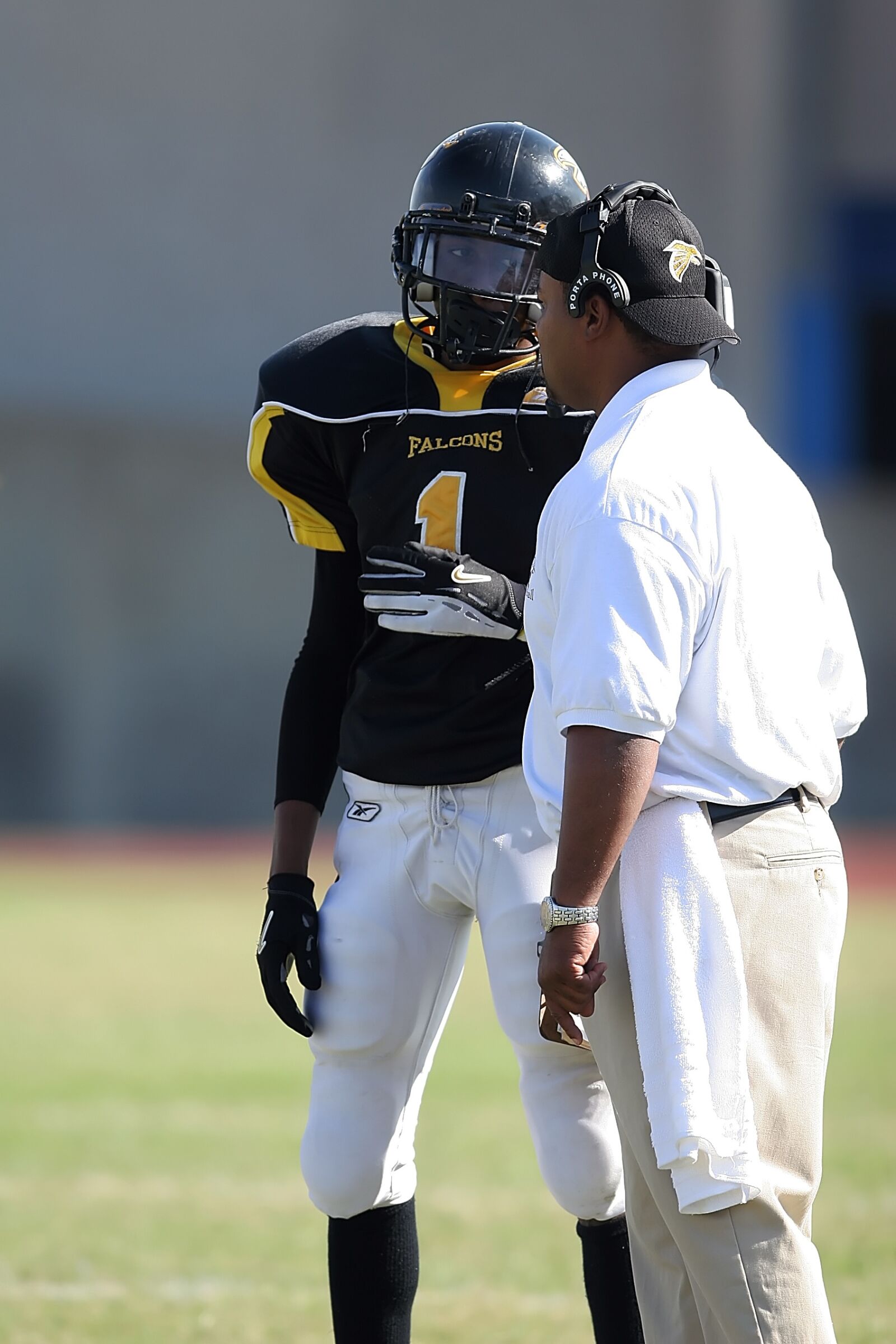 Canon EOS 20D sample photo. Coach, football coach, coaching photography