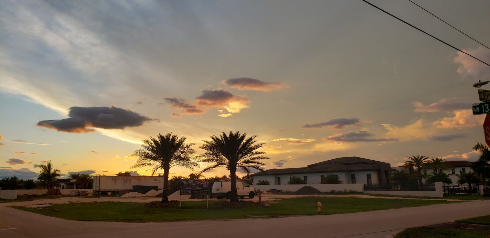 Samsung Galaxy Note9 sample photo. Sky, clouds, sunset photography