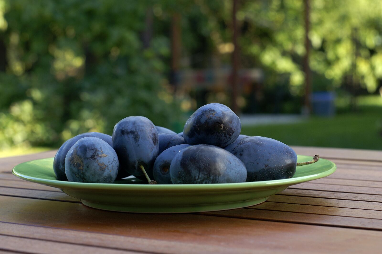 Sony Alpha DSLR-A290 sample photo. Plums, fresh, ripe fruit photography