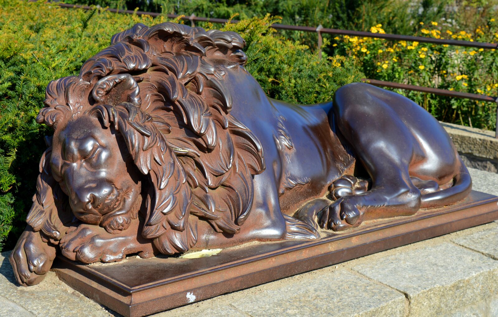 Nikon D3200 sample photo. Lion, lübeck, sculpture photography