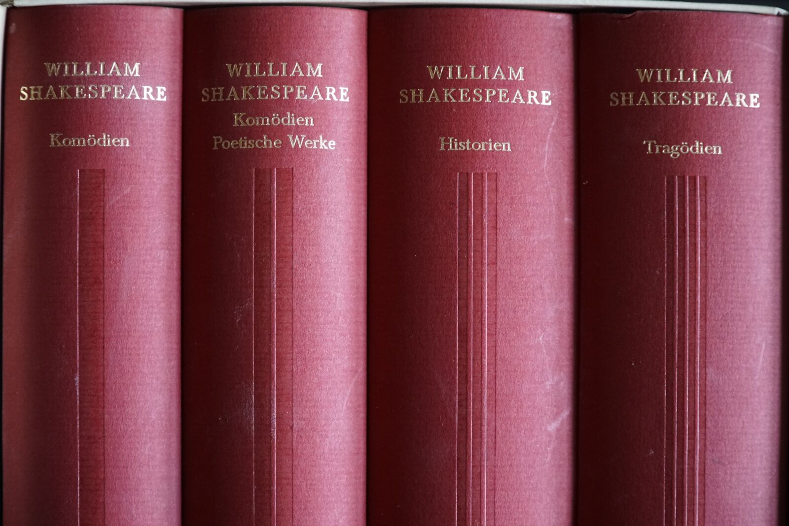 Sony a7R II + Sony E PZ 18-105mm F4 G OSS sample photo. Books, red, shakespeare photography