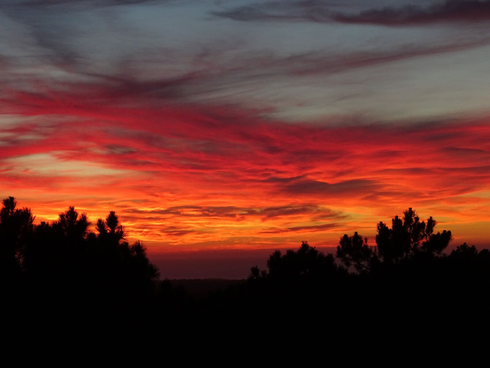 Sony Cyber-shot DSC-HX400V sample photo. Sky, twilight, red photography