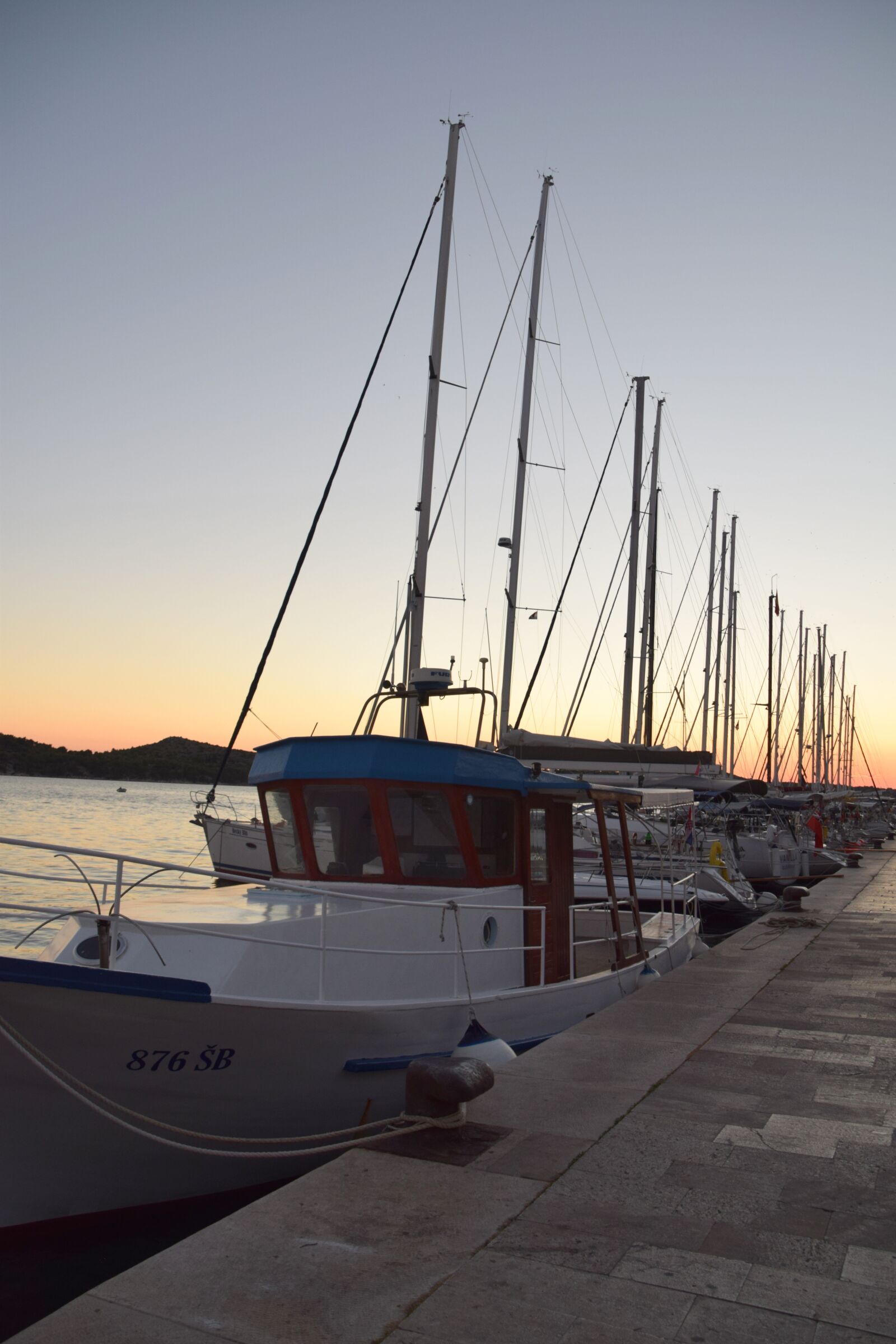 Nikon D5300 sample photo. Sunset, boats, sea photography