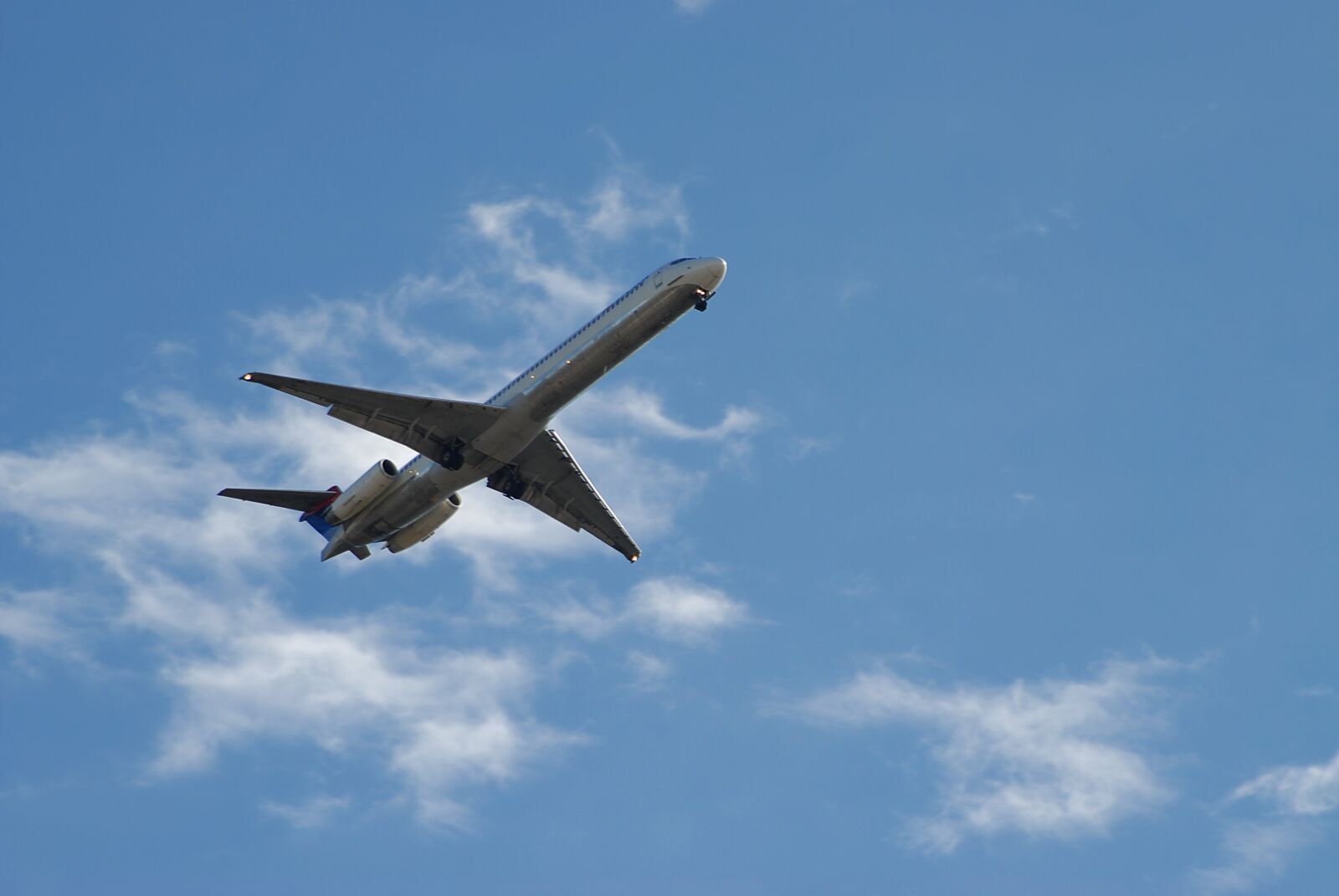 Nikon D200 sample photo. Commercial airplane, jet, airline photography