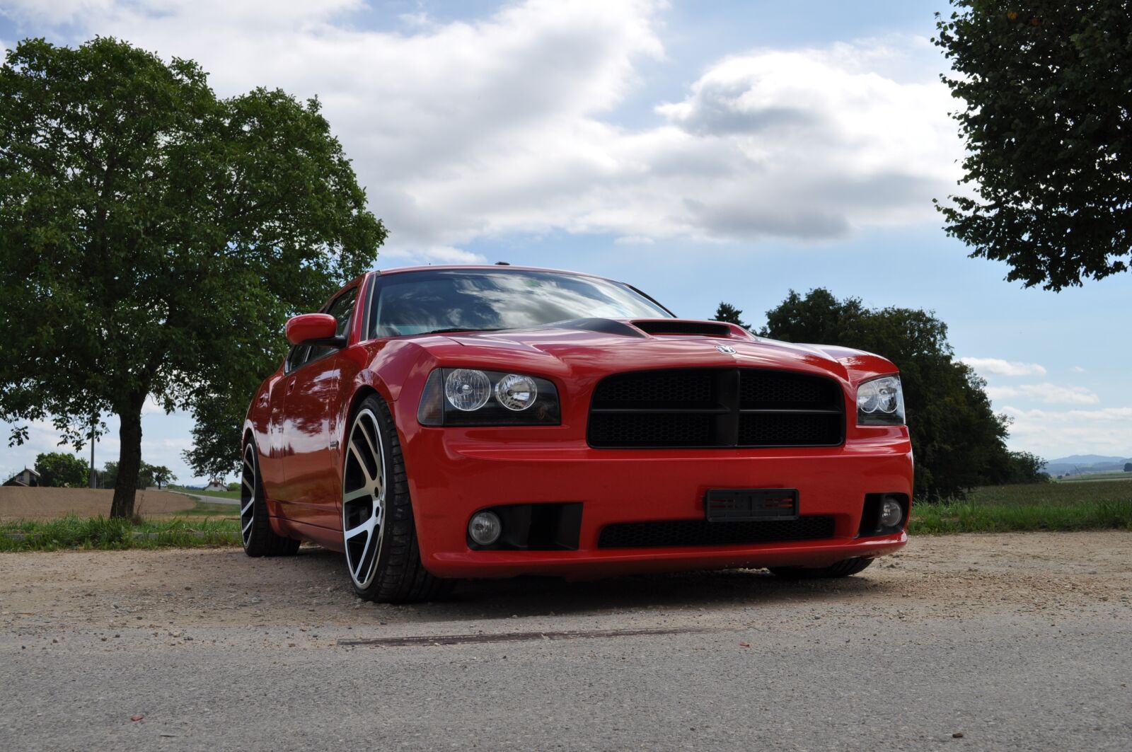 Nikon D5000 sample photo. Dodge, charger, auto photography