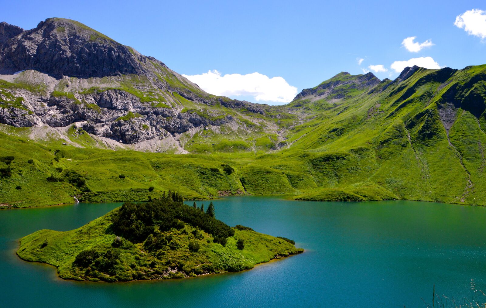 Nikon D3200 sample photo. Schrecksee, allgäu, hochgebirgssee photography