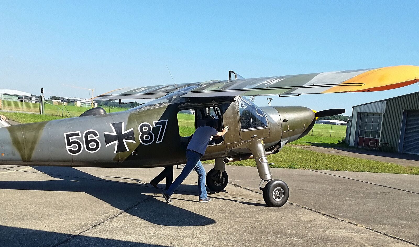 Samsung Galaxy S5 sample photo. Aircraft, dornier do 27 photography