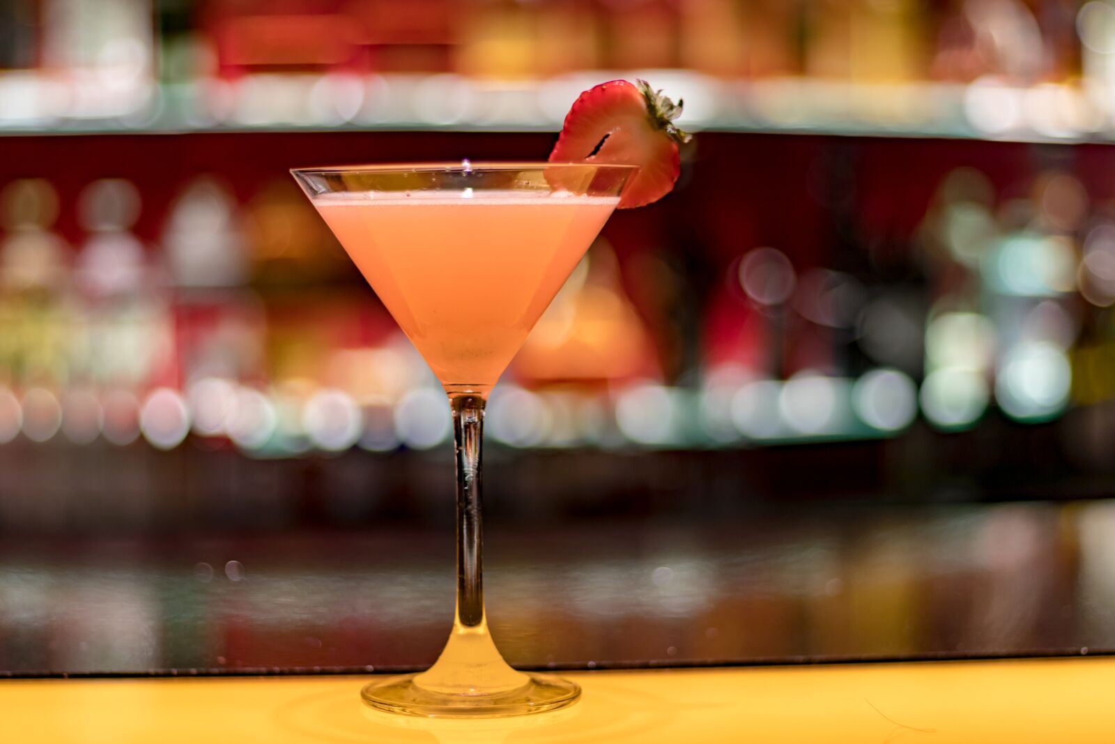 Canon EOS 80D + Canon EF 50mm F1.8 STM sample photo. Drink, cocktail, strawberry photography