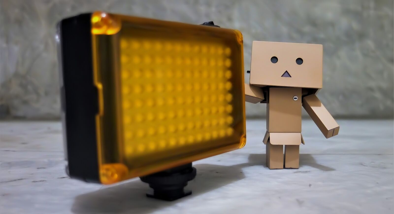 Fujifilm X10 sample photo. Danbo, toy, figurine photography