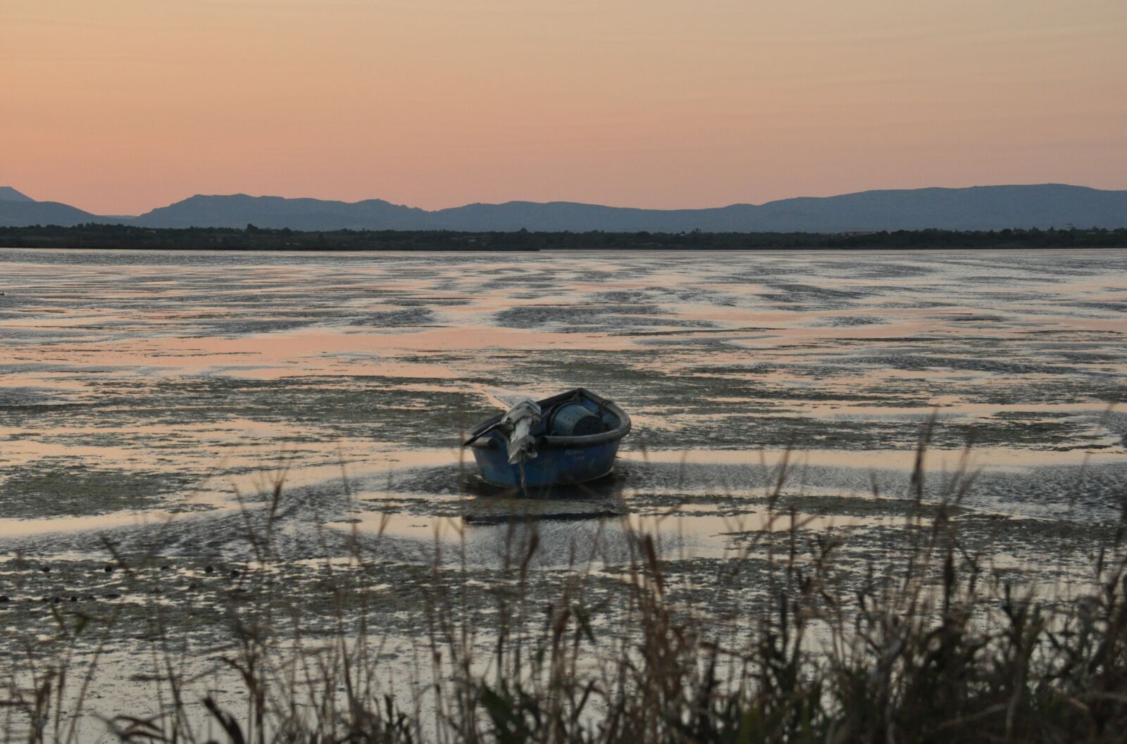 Nikon D90 sample photo. Boat, pond, sunset photography