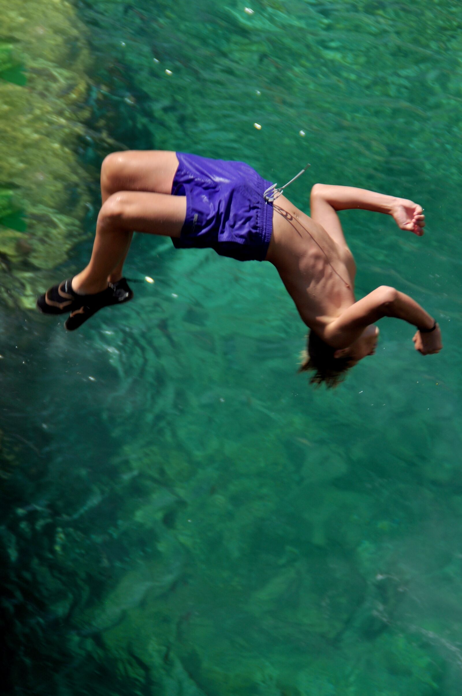 Nikon D90 sample photo. Cliff jump, jump, leisure photography