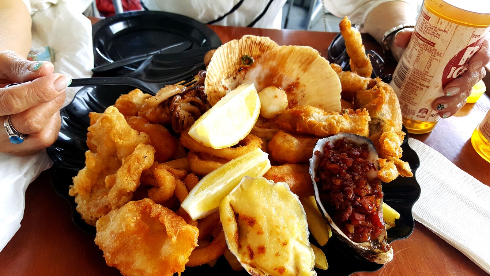 Samsung Galaxy Note5 sample photo. Batter, dinner, lunch, seafood photography