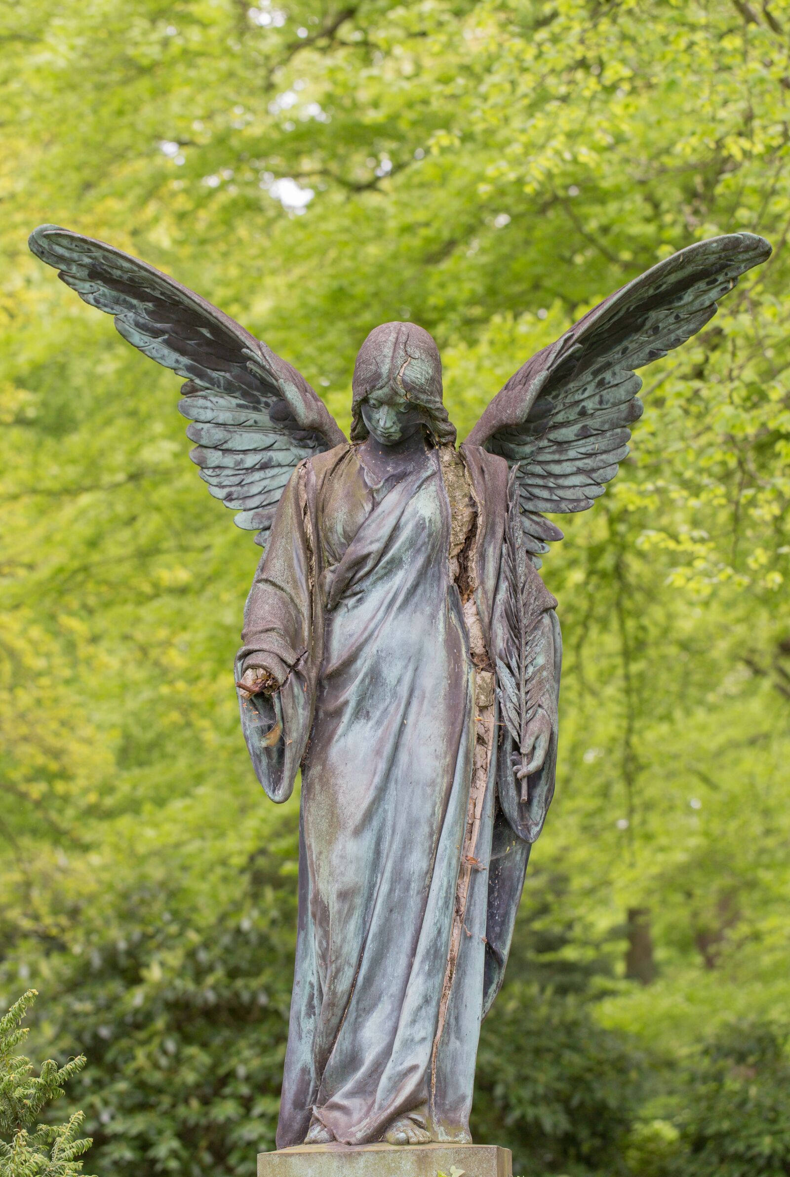 Canon EF 100mm F2.8L Macro IS USM sample photo. Angel, stature, broken photography