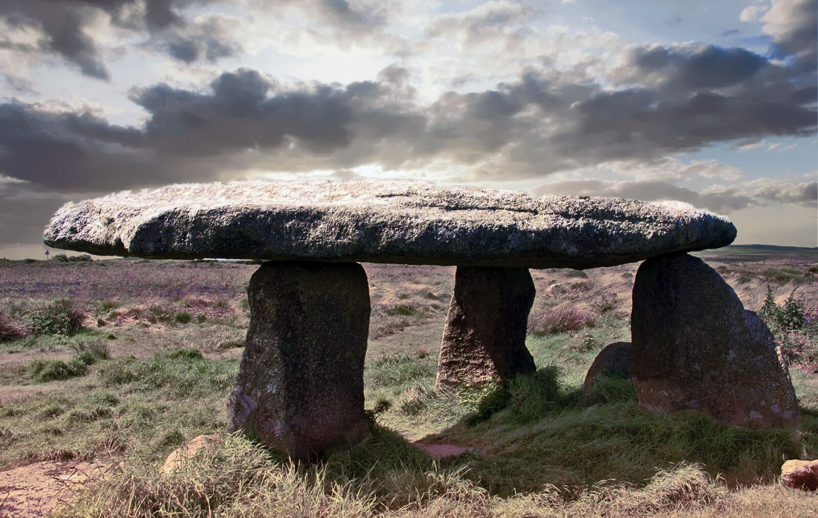 Sony Alpha DSLR-A100 sample photo. Lanyon quoit, south gland photography