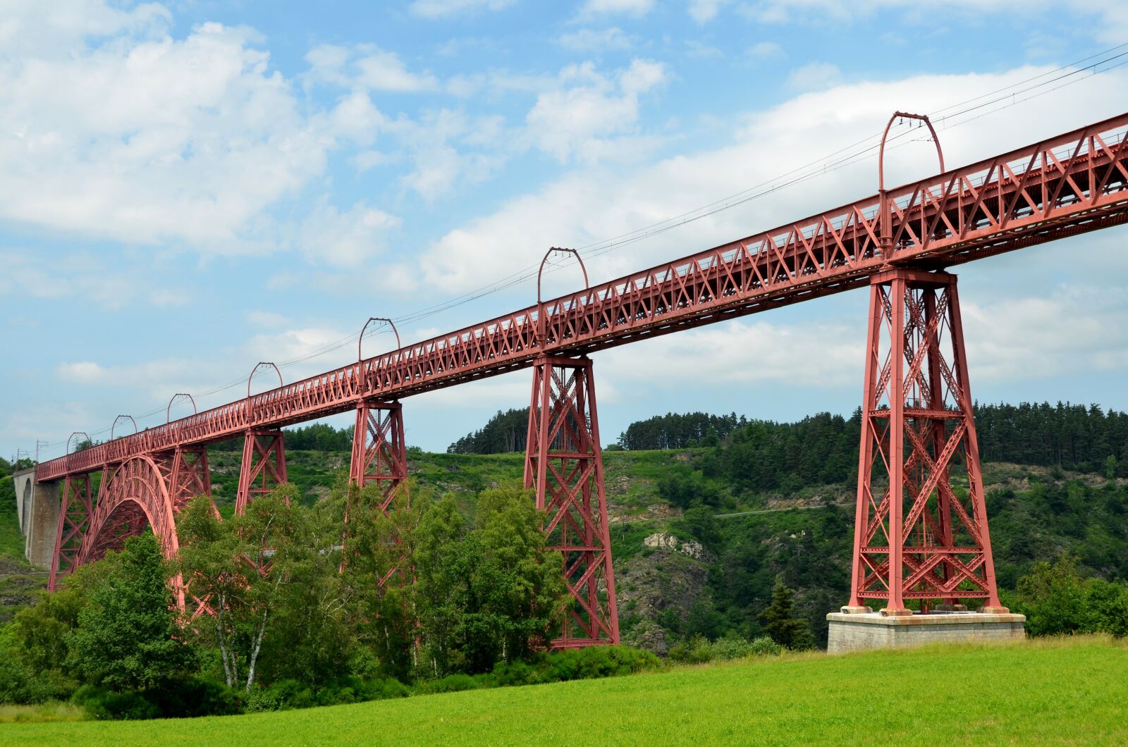Nikon D7000 sample photo. Bridge, steel, sky photography