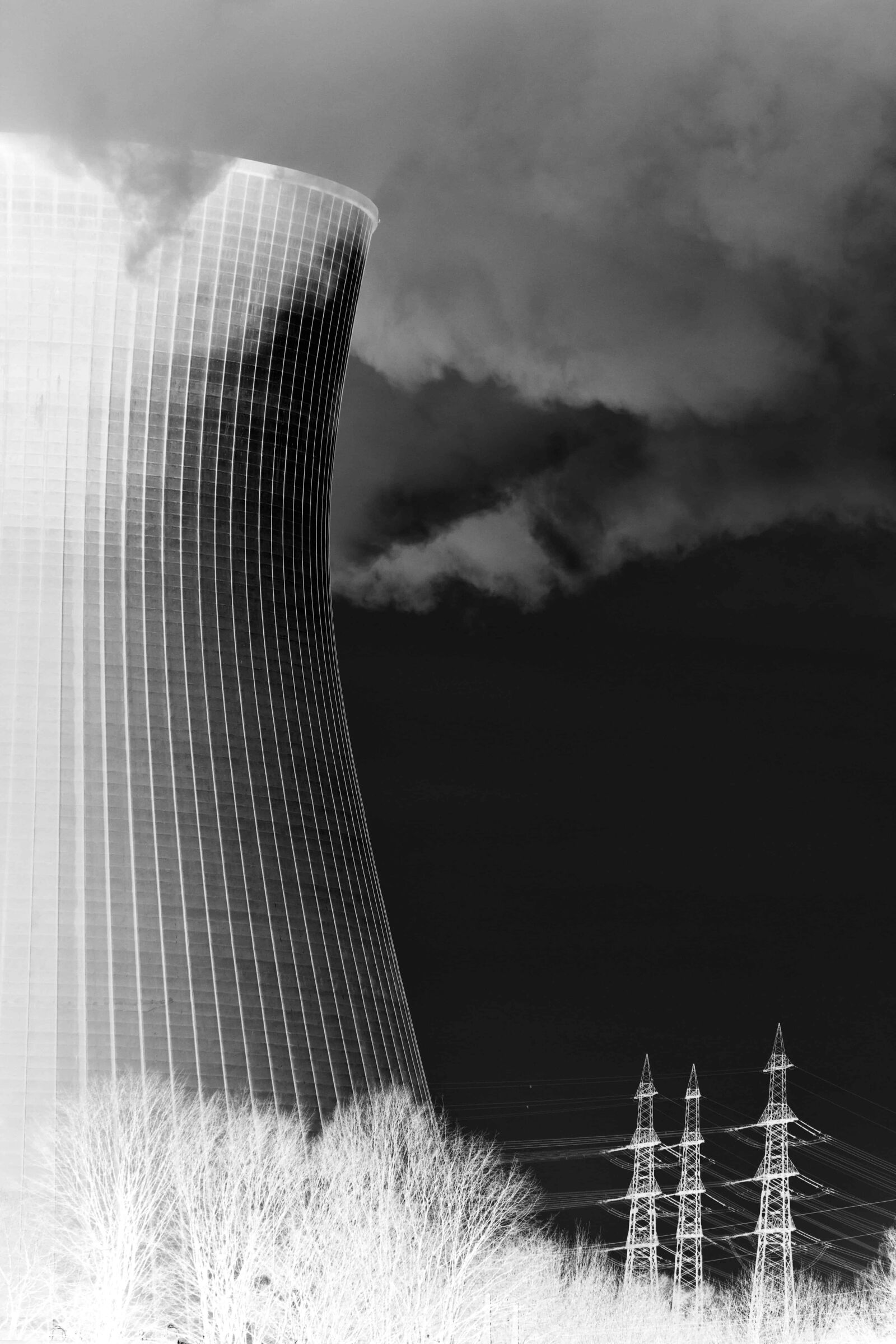 Nikon D3300 sample photo. Sky, monochrome, architecture, power photography